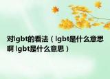 對lgbt的看法（lgbt是什么意思啊 lgbt是什么意思）