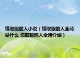 惜取眼前人小說（惜取眼前人全詩是什么 惜取眼前人全詩介紹）