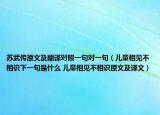 蘇武傳原文及翻譯對照一句對一句（兒童相見不相識下一句是什么 兒童相見不相識原文及譯文）