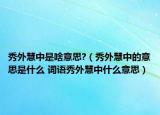 秀外慧中是啥意思?（秀外慧中的意思是什么 詞語秀外慧中什么意思）