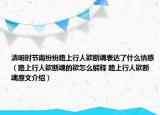 清明時節(jié)雨紛紛路上行人欲斷魂表達(dá)了什么情感（路上行人欲斷魂的欲怎么解釋 路上行人欲斷魂原文介紹）