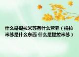 什么是提拉米蘇有什么營(yíng)養(yǎng)（提拉米蘇是什么東西 什么是提拉米蘇）