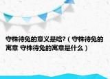 守株待兔的意義是啥?（守株待兔的寓意 守株待兔的寓意是什么）