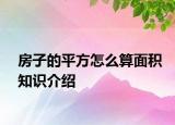 房子的平方怎么算面積知識介紹