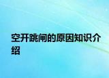 空開跳閘的原因知識介紹