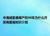 中海城紫鑫閣產(chǎn)權(quán)40年為什么開發(fā)商是誰知識介紹