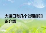 大渡口有幾個(gè)公租房知識(shí)介紹